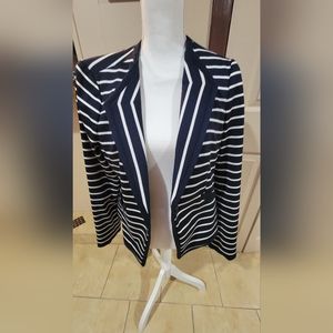 Navy/White Strip Blazer